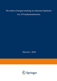 Abbildung von: Die relative Energieverteilung im infraroten Spektrum von 18 Fundamentalsternen - Springer