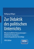 Cover: Zur Didaktik des politischen Unterrichts - VS Verlag f&uuml;r Sozialwissenschaften