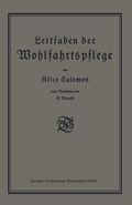 Cover: Leitfaden der Wohlfahrtspflege - Vieweg+Teubner Verlag