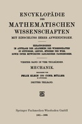 Cover: Encyklop&auml;die der Mathematischen Wissenschaften mit Einschluss ihrer Anwendungen - Vieweg+Teubner Verlag