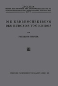 Bild: Die Erdbeschreibung des Eudoxos von Knidos - Vieweg+Teubner Verlag