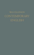 Cover: Contemporary English - Vieweg+Teubner Verlag