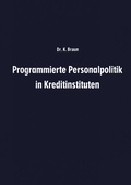 Cover: Programmierte Personalpolitik in Kreditinstituten - Springer Gabler