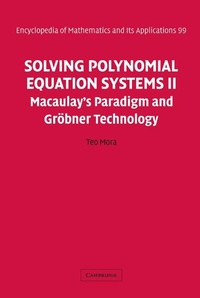 Abbildung von: Solving Polynomial Equation Systems II - Cambridge University Press
