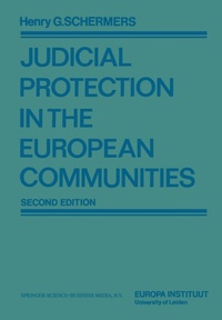 Enlarge image Cover: Judicial Protection in the European Communities - Kluwer Academic Publishers