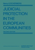 Cover: Judicial Protection in the European Communities - Springer