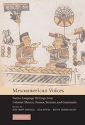 Cover: Mesoamerican Voices - Cambridge University Press
