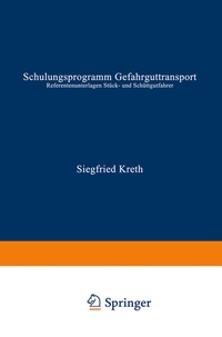 Abbildung von: Schulungsprogramm Gefahrguttransport - Springer