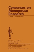 Cover: Consensus on Menopause Research - Springer