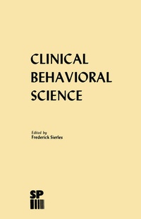 Enlarge image Cover: Clinical Behavioral Science - Springer