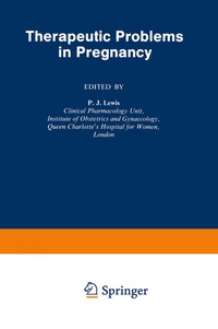 Enlarge image Cover: Therapeutic Problems in Pregnancy - Springer
