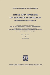 Enlarge image Cover: Limits and Problems of European Integration - Springer