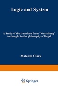 Cover: Logic and System - Springer