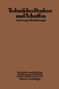 Abbildung von: Technisches Denken und Schaffen - Springer