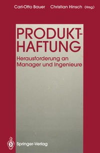 Enlarge image Cover: Produkthaftung - Springer