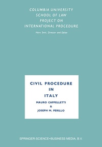 Enlarge image Cover: Civil Procedure in Italy - Springer