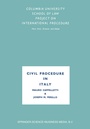 Cover: Civil Procedure in Italy - Springer