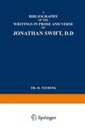 Bild: A Bibliography of the Writings in Prose and Verse of Jonathan Swift, D.D. - Springer