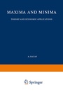 Cover: Maxima and Minima - Springer