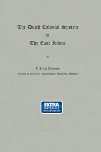Bild: The Dutch Colonial System in the East Indies - Springer