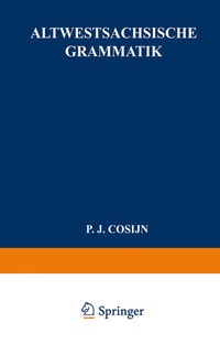 Abbildung von: Altwestsächsische Grammatik - Springer