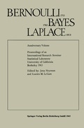 Cover: Bernoulli 1713 Bayes 1763 Laplace 1813 - Springer