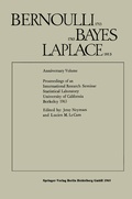 Cover: Bernoulli 1713 Bayes 1763 Laplace 1813 - Springer