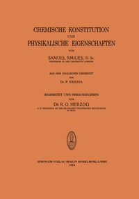 Abbildung von: Chemische Konstitution und Physikalische Eigenschaften - Springer