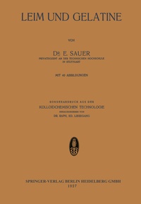 Abbildung von: Leim und Gelatine - Springer