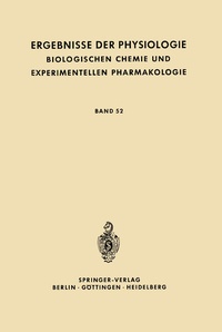 Abbildung von: Ergebnisse der Physiologie Biologischen Chemie und Experimentellen Pharmakologie - Springer