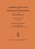 Cover: Chemische Konstitution und Physikalische Eigenschaften - Springer