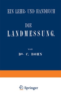 Enlarge image Cover: Die Landmessung - Springer