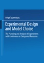 Cover: Experimental Design and Model Choice - Physica