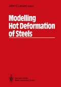 Cover: Modelling Hot Deformation of Steels - Springer