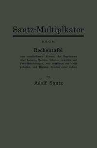 Abbildung von: Santz-Multiplikator D.R.G.M. - Springer