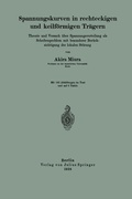 Cover: Spannungskurven in rechteckigen und keilf&ouml;rmigen Tr&auml;gern - Springer