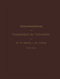 Cover: Zusammensetzung und Verdaulichkeit der Futtermittel - Springer