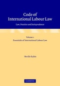 Cover: Code of International Labour Law: Essentials of International Labour Law v. 1 - Cambridge University Press