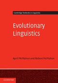 Cover: Evolutionary Linguistics - Cambridge University Press