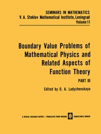 Enlarge image Cover: Boundary Value Problems of Mathematical Physics and Related Aspects of Function Theory - Springer