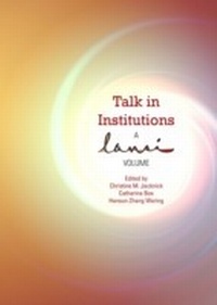 Abbildung von: Talk in Institutions - Cambridge Scholars Publishing