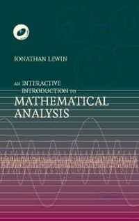Enlarge image Cover: An Interactive Introduction to Mathematical Analysis Hardback with CD-ROM - Cambridge University Press