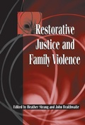 Cover: Restorative Justice and Family Violence - Cambridge University Press