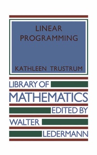 Enlarge image Cover: Linear Programming - Kluwer Academic Publishers