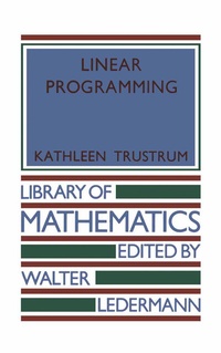Enlarge image Cover: Linear Programming - Springer