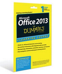 Abbildung von: Office 2013 For Dummies eLearning Course Access Code Card (12 Month Subscription) - Wiley