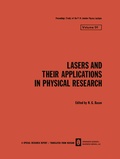 Cover: Lasers and Their Applications in Physical Research - Springer