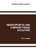 Cover: Hematopoietic and Lymphoid Tissue in Culture - Springer