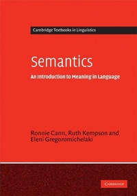 Enlarge image Cover: Semantics - Cambridge University Press