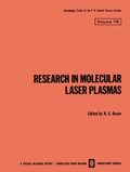 Cover: Research in Molecular Laser Plasmas - Springer